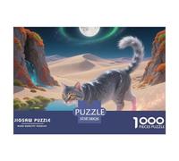 Chartreux 1000 Pièces Jigsaw Puzzle Pet Chat pour Adultes Détente Cadeaux Défi Jouets 38x26cm/1000pcs