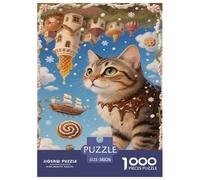 Chartreux Jigsaw Puzzle Impossible 1000Pcs Decorazione per La CASA. Giochi Rilassamento E Intelligence per Adulti E Bambini Da 12 Anni 38x26cm/1000pcs