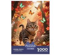 Chartreux Puzzles 1000 Pièces Cadeau Unique Jeu Éducatif Défi Jouet À De Qualité Supérieure Peinture Art pour Adultes Et Enfants À Partir De 12 Ans 38x26cm/1000pcs