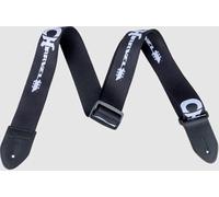 Charvel Guitars® »GUITAR LOGO STRAP« Sangle de guitare en polyester - 5cm de largeur - Couleur: Noir/Blanc