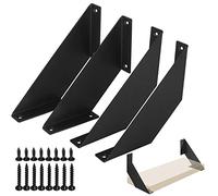 ChasBete Etagere Murale, Equerre Etagere Murale de étagères Robuste, Support Etagere en Fer Ancien 15cm 4 Pcs
