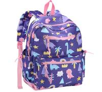 Chase Chic Cartable Fille Garcon Primaire,Sac à Dos Enfants Imperméable Léger 2-5 Ans,Sac D'école Maternelle Scolaire Avec Sangle de Poitrine,Dinosaure violet