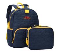 Chase Chic Sac à Dos Enfant 2 Pièces,Léger Cartable Primaire Garcon avec Sacs à Lunch,Cartable Maternelle Elementaire 2 en 1 pour 3 à 7 Ans,Voiture bleue