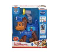 Figurine interactive VTECH Pat Patrouille - Chase avec accessoires de sauvetage pour enfants de 3 à 7 ans blanc TU