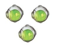 Chase 'n Chomp Lot de 3 balles couinantes pour Animaux de Compagnie Transparent