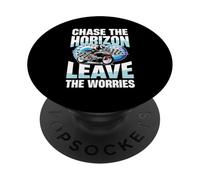 Chase The Horizon Oubliez Les soucis PopSockets PopGrip Adhésif