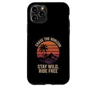 Chase the Horizon Stay Wild Ride Free Randonnée Camping Amateur Coque pour iPhone 11 Pro