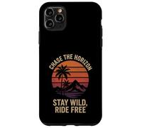 Chase the Horizon Stay Wild Ride Free Randonnée Camping Amateur Coque pour iPhone 11 Pro Max