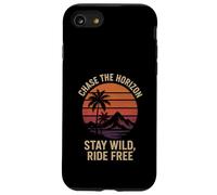Chase the Horizon Stay Wild Ride Free Randonnée Camping Amateur Coque pour iPhone SE (2020) / 7 / 8