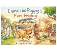 Chase the Puppy's Fun Friday: Story about feelings, friendship and bravery | 24 Pages