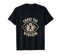 Chase The Vision Runner Mountain Adventure Design T-Shirt