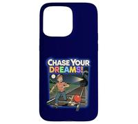 Chase Your Dreams Bande dessinée rétro Amusante Coque pour iPhone 15 Pro Max