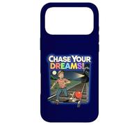 Chase Your Dreams Bande dessinée rétro Amusante Coque pour iPhone 17 Pro Max