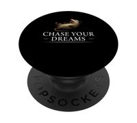 Chase Your Dreams Possum Amusant Rat Positive Mindset PopSockets PopGrip Adhésif
