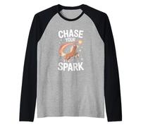 Chase Your Spark Étoiles de Motivation pour Cheval Manche Raglan