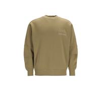 CHASIN' Sweat-shirt 'Ido' olive / blanc, Taille XXL