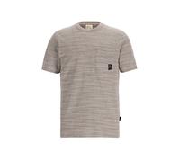 CHASIN' T-Shirt 'Morrow' beige foncé / anthracite, Taille S