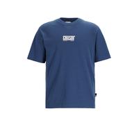 CHASIN' T-Shirt 'Regent' bleu marine / blanc, Taille M