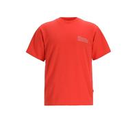 CHASIN' T-Shirt 'Stream' rouge orangé / blanc, Taille XL