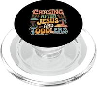 Chasing After Jesus and Toddlers Chaos chrétien - PopSockets PopGrip pour MagSafe