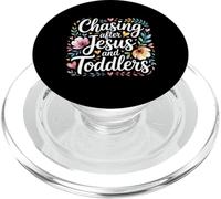Chasing After Jesus and Toddlers Chaos chrétien |- PopSockets PopGrip pour MagSafe