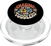 Chasing After Jesus and Toddlers Chaos chrétien |- PopSockets PopGrip pour MagSafe
