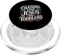 Chasing After Jesus and Toddlers Chaos chrétien - PopSockets PopGrip pour MagSafe