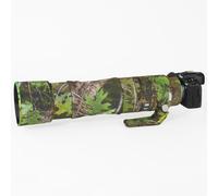 CHASING BIRDS Coque de protection pour objectif de camouflage imperméable pour CANON RF 200-800mm F6.3-9 IS USM Housse de protection pour objectif résistante à la pluie (Camouflage Feuilles Vertes)
