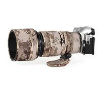 CHASING BIRDS Lentille camouflage imperméable pour Olympus 40-150 mm F2.8 PRO Housse de protection imperméable Version IV (grille marron, avec 2.0X TC (MC-20))