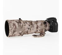 CHASING BIRDS Manteau de camouflage imperméable pour NIKON AF-S 300 mm f/2.8G ED VR I/II - Housse de protection imperméable pour objectif version IV (grille marron, avec 2.0X TC (TC-20E III))