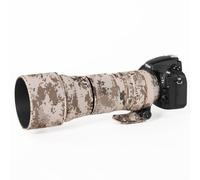 CHASING BIRDS Manteau de protection imperméable camouflage pour objectif Nikon AF-S 200-500 mm f/5.6E ED VR (grille marron)