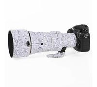 CHASING BIRDS Manteau de protection imperméable camouflage pour objectif Nikon AF-S 200-500 mm f/5.6E ED VR (Blanc électrique)
