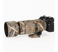 CHASING BIRDS Manteau de protection imperméable camouflage pour Olympus 100-400 mm F5.0-6.3 IS ED MSC Housse de protection imperméable (camouflage roseau, avec 1.4X et 2.0X TC)