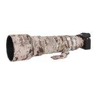 CHASING BIRDS Manteau de protection imperméable camouflage pour Sony FE 200-600 mm F5.6-6.3 G OSS Housse de protection imperméable (grille marron, avec 2.0X TC (SEL20TC))
