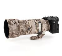 CHASING BIRDS Version V Lens Camouflage Imperméable Manteau pour Sony FE 400mm F4.5 GM OSS Housse de Protection imperméable (Grille Marron, avec 1.4X et 2.0X TC)