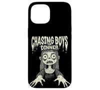 Chasing Boys For Dinner - Cute Zombie Coque pour iPhone 15