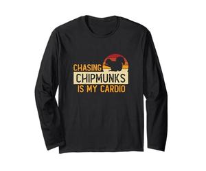 Chasing Chipmunks, C'est Mon Cardio, des Chasseurs d'écureuils terrestres Amusants Manche Longue