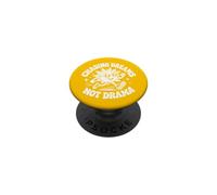 Chasing Dreams Not Drama Citation rétro Soleil PopSockets PopGrip Adhésif