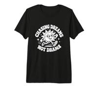 Chasing Dreams Not Drama Citation rétro Soleil T-Shirt Haut de Gamme