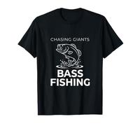 Chasing Giants Chemise de pêche à la Basse Motif Graphique T-Shirt