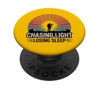 Chasing Light Losing Sleep Sunrise Chaser Photographie PopSockets PopGrip Adhésif