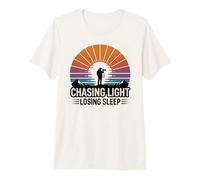 Chasing Light Losing Sleep Sunrise Chaser Photographie T-Shirt Haut de Gamme