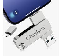 Chasisna128 Go Cle USB Phone Stockage avec Connecteur i OS Type C et USB