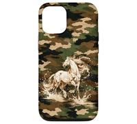 Chasse à la sauvagine Camouflage Camouflage Cheval Canard Chasseurs Coque pour iPhone 12/12 Pro