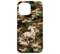 Chasse à la sauvagine Camouflage Camouflage Cheval Canard Chasseurs Coque pour iPhone 13 Pro Max