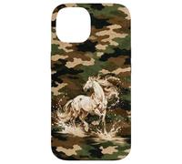 Chasse à la sauvagine Camouflage Camouflage Cheval Canard Chasseurs Coque pour iPhone 14