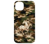 Chasse à la sauvagine Camouflage Camouflage Cheval Canard Chasseurs Coque pour iPhone 14 Plus