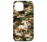 Chasse à la sauvagine Camouflage Camouflage Cheval Canard Chasseurs Coque pour iPhone 15