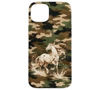 Chasse à la sauvagine Camouflage Camouflage Cheval Canard Chasseurs Coque pour iPhone 15 Plus