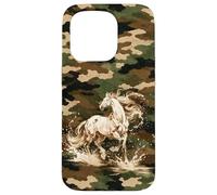 Chasse à la sauvagine Camouflage Camouflage Cheval Canard Chasseurs Coque pour iPhone 15 Pro